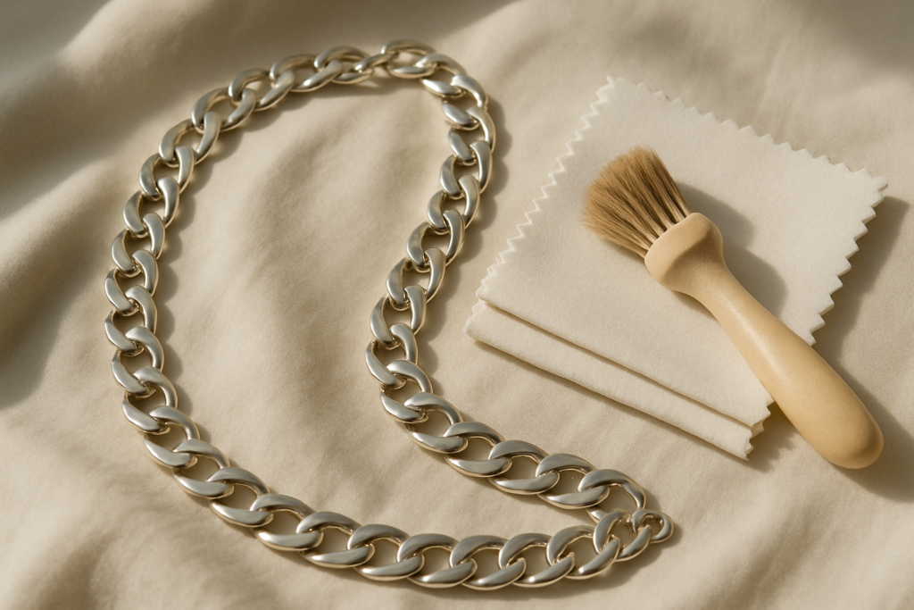 Jak wyczyscic lancuszek srebrny (przykłady i porady)