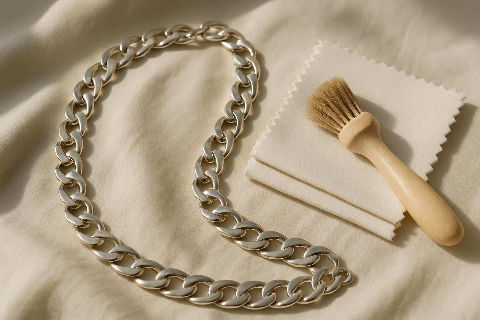 Jak wyczyscic lancuszek srebrny (przykłady i porady)