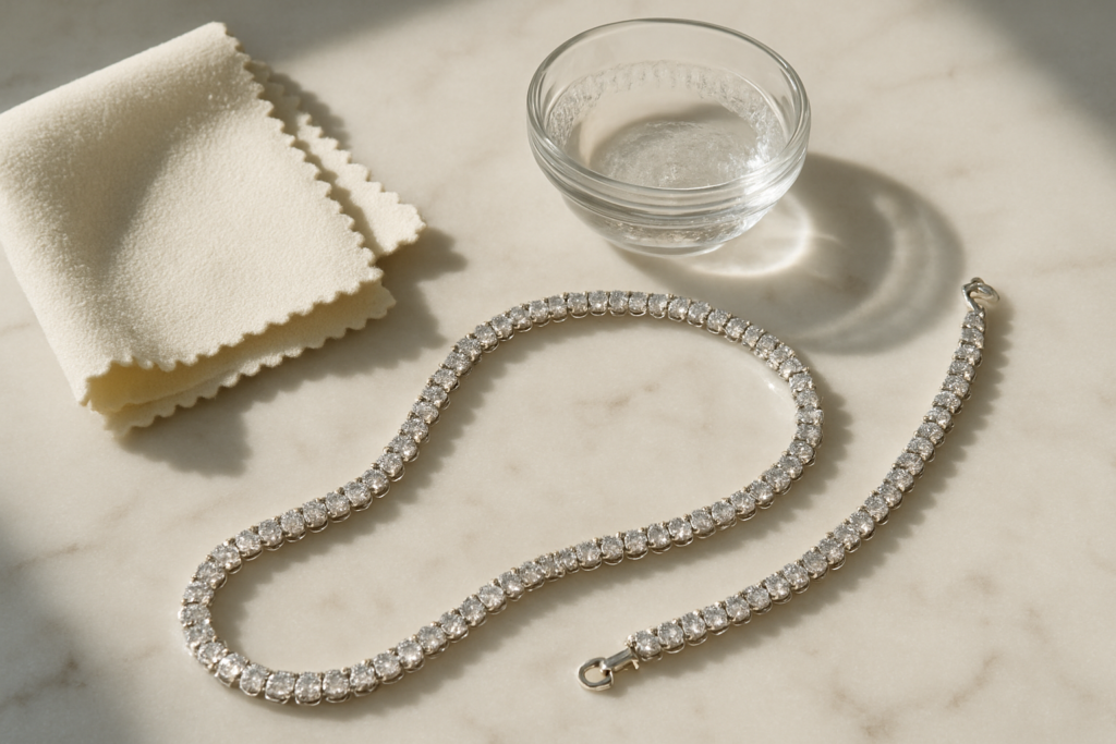 Jak wyczyscic srebrny lancuszek (przykłady i porady)